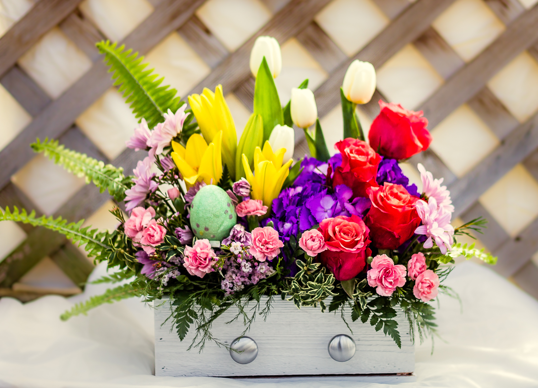 Easter Box of Flowers