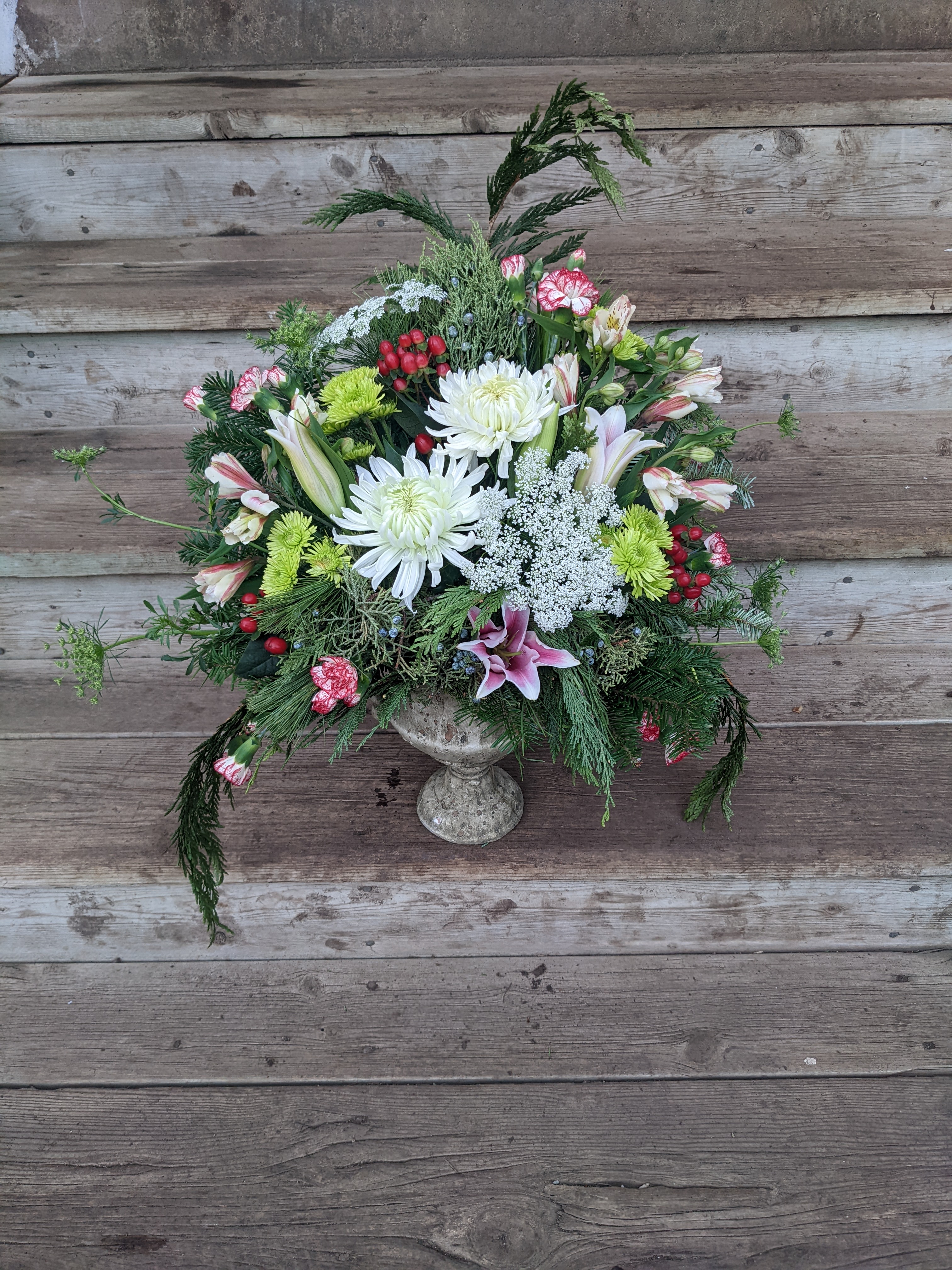 Stoneware Pedestal Arrangement