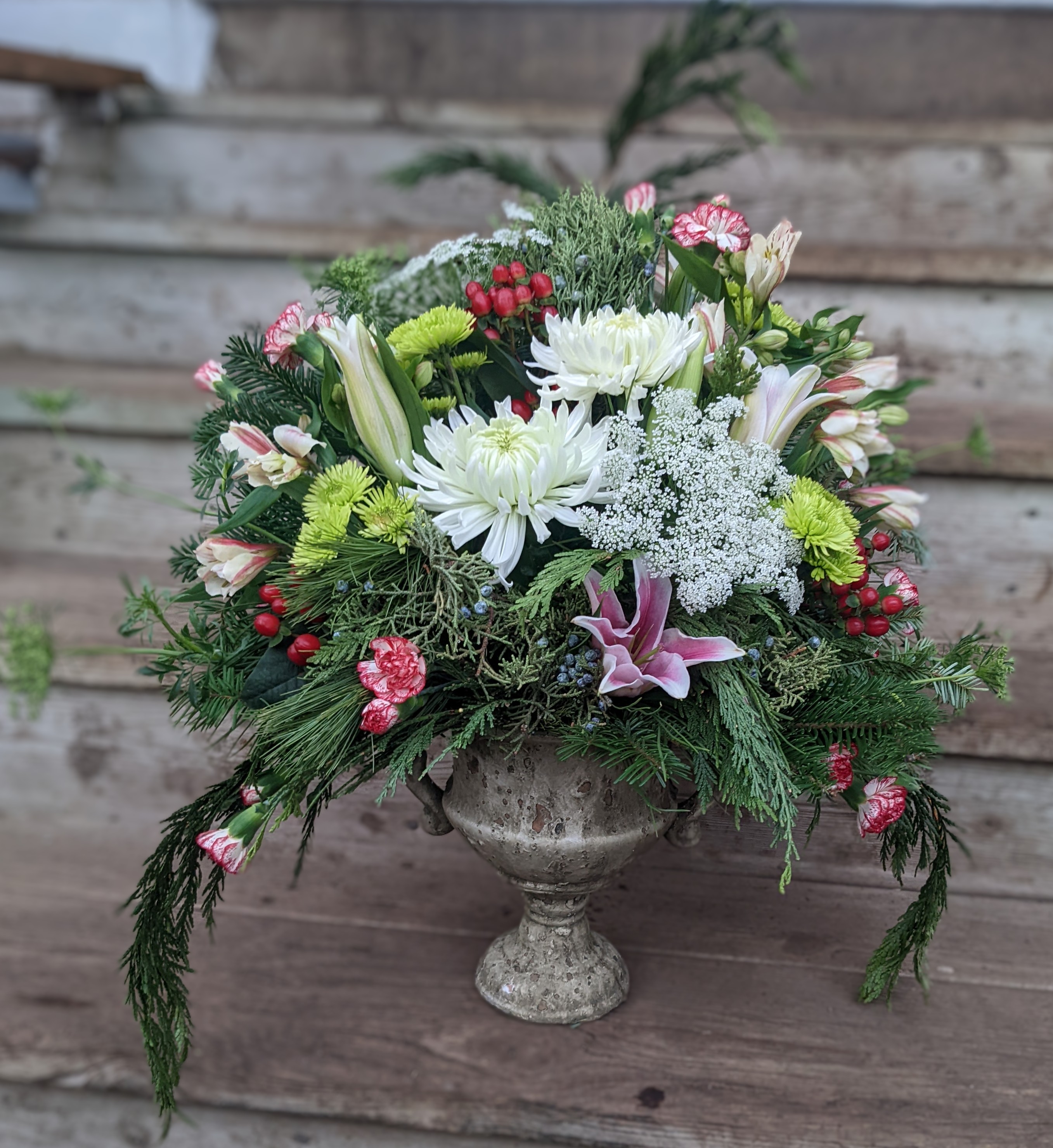 Stoneware Pedestal Arrangement