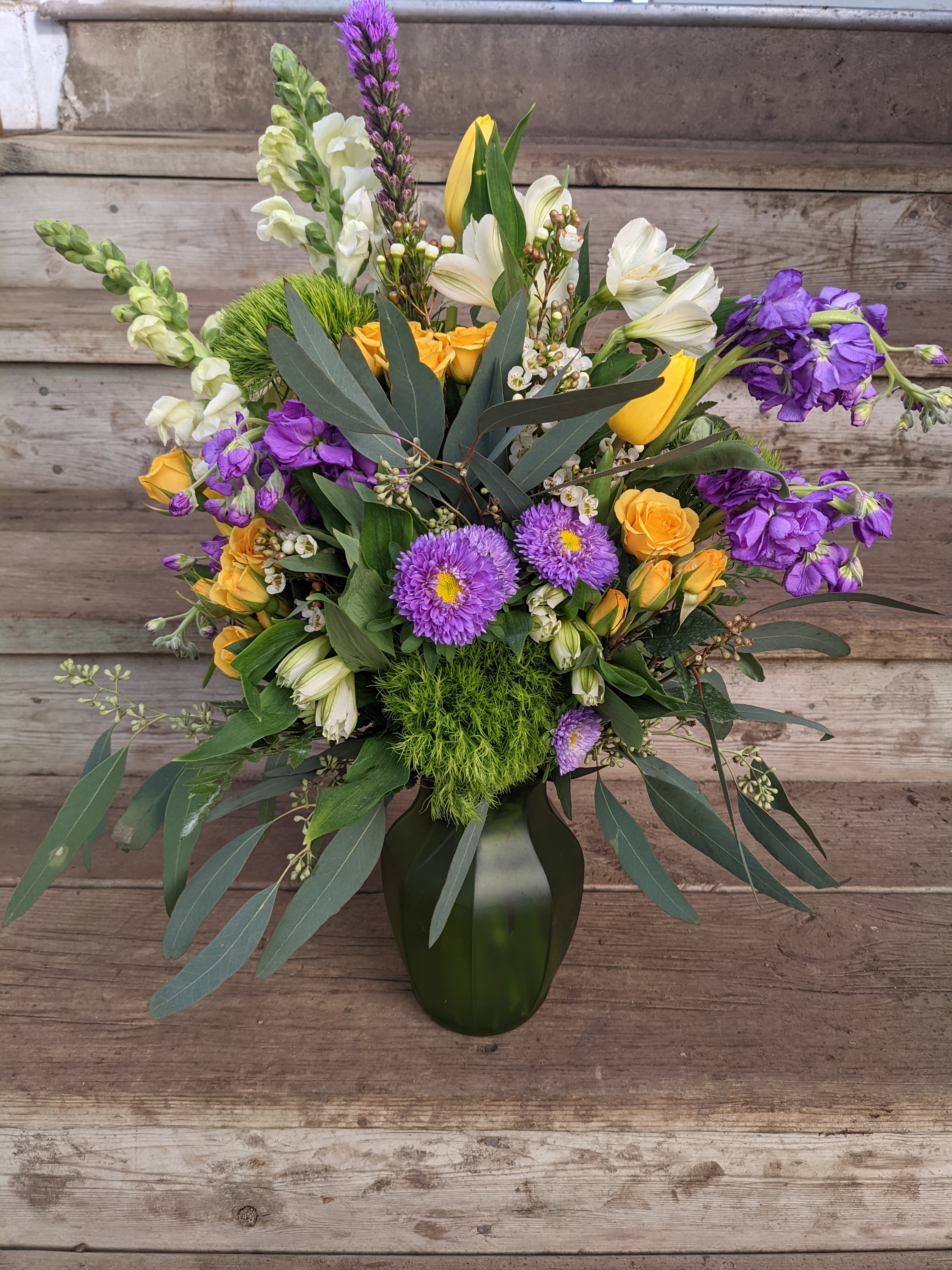 Purple and Yellow Bouquet