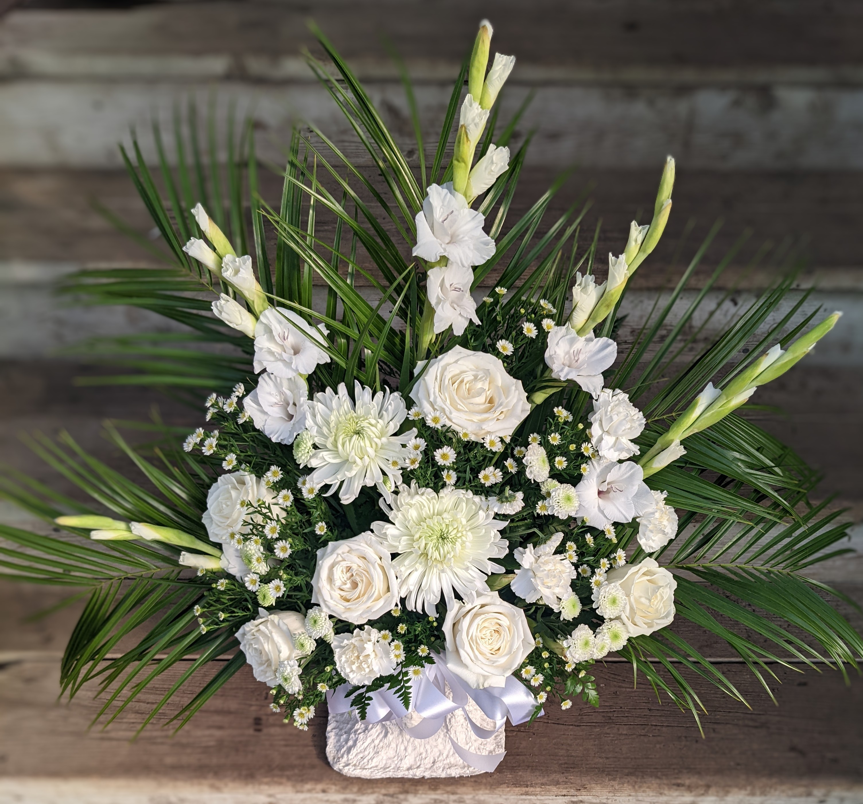 White Sympathy Arrangement